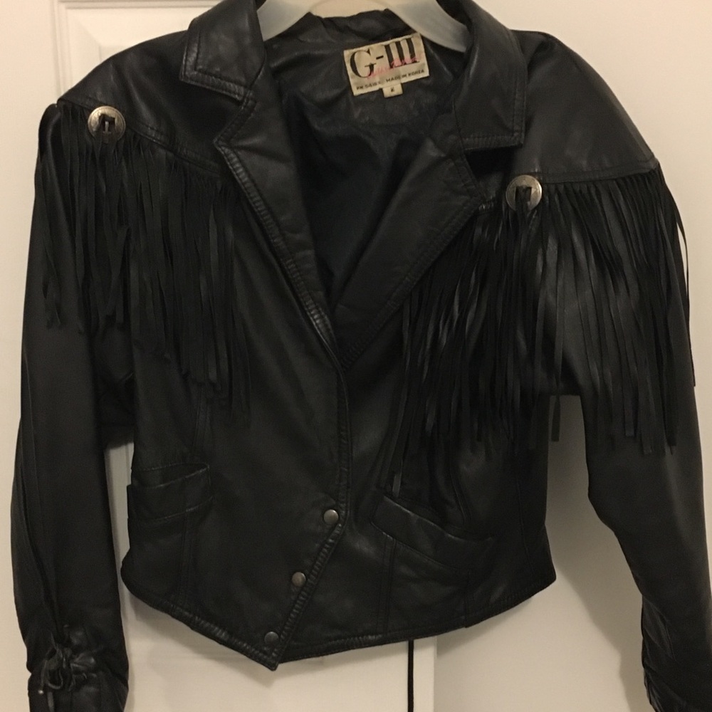 Vintage leather coat